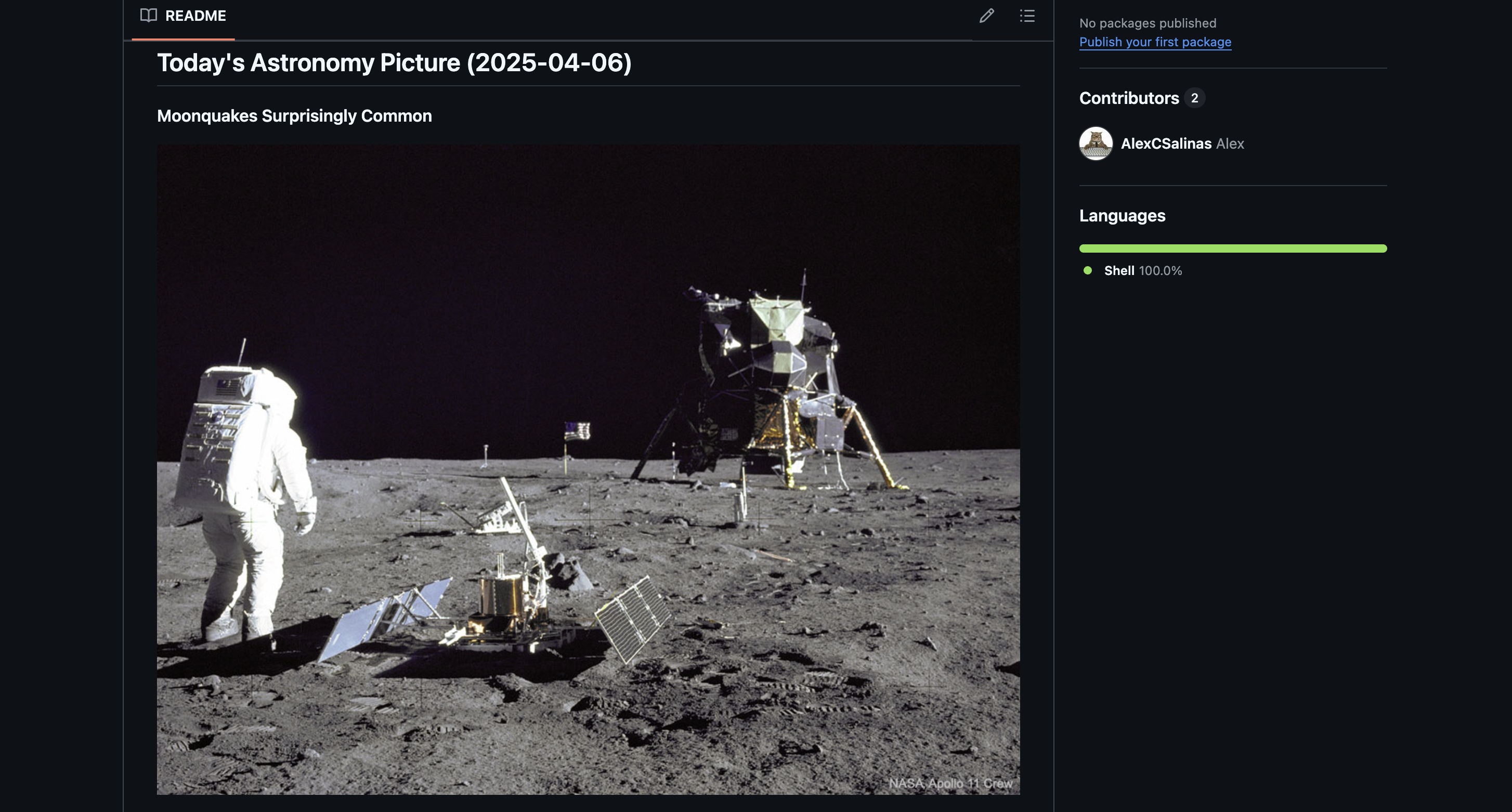 Project Three Screenshot