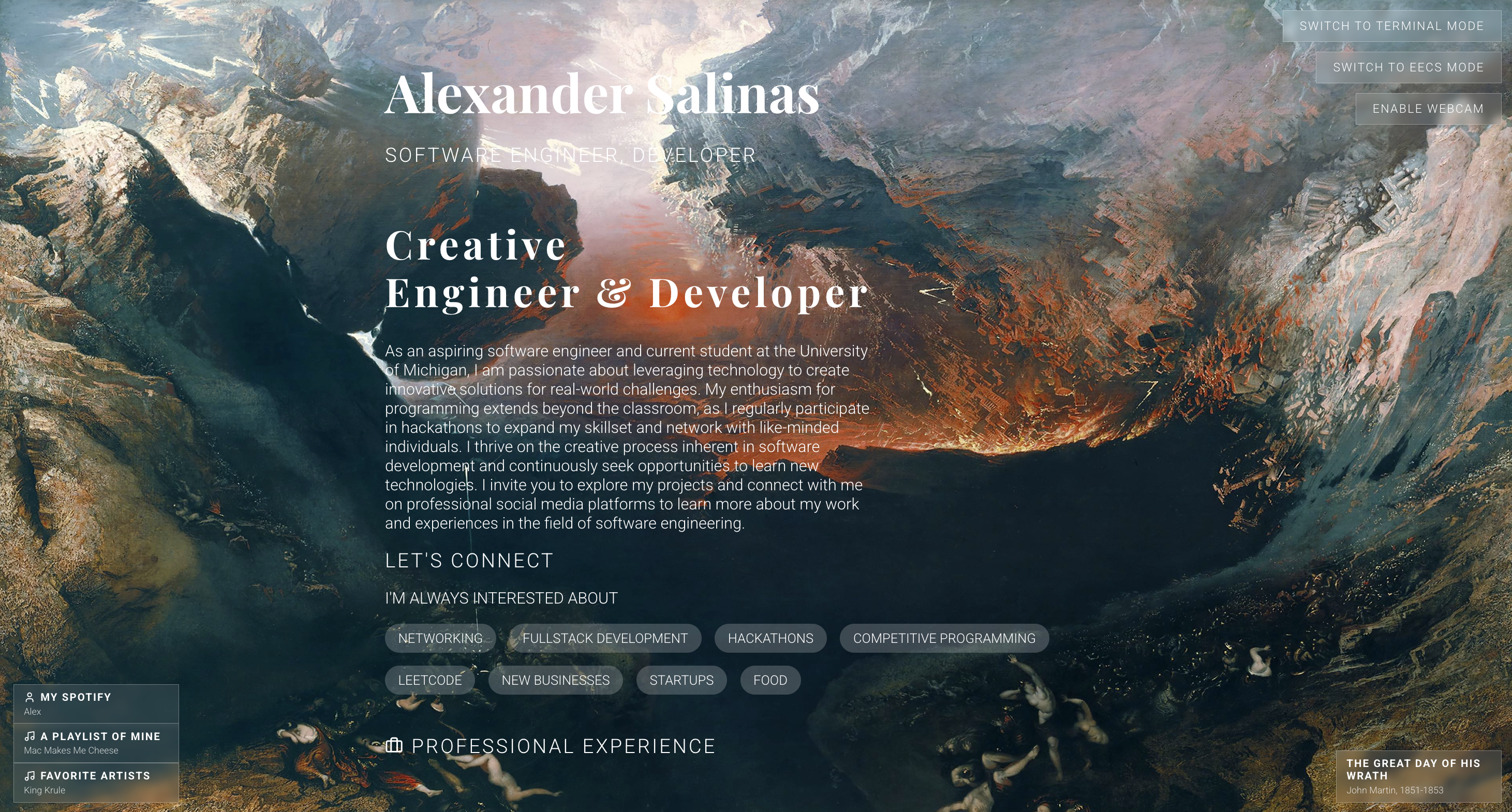 old site screenshot